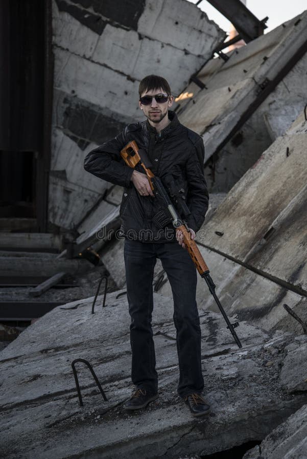 The Representative of the Russian Mafia, Young Thug. Stock Photo