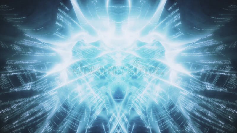 Representação da computação quântica ilustração stock