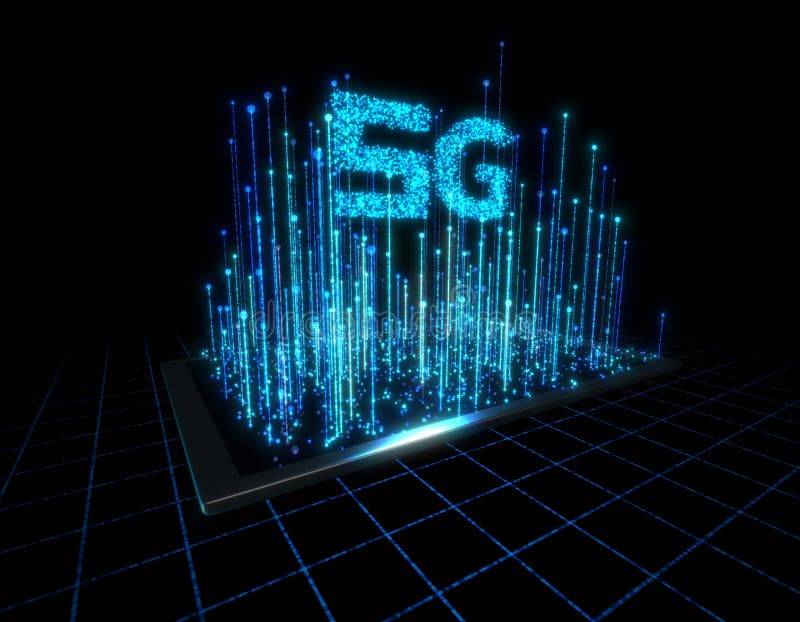 Computer Network Digital Technology, Financial Data Transmission, 5G, Internet Finance royalty free illustration