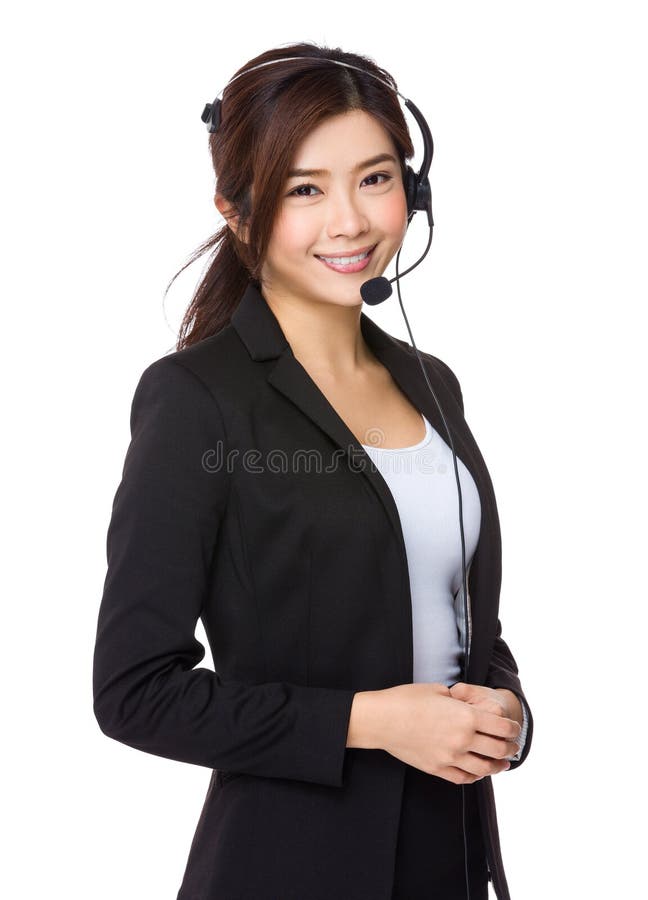 Reprezentant servicii clienți stock images