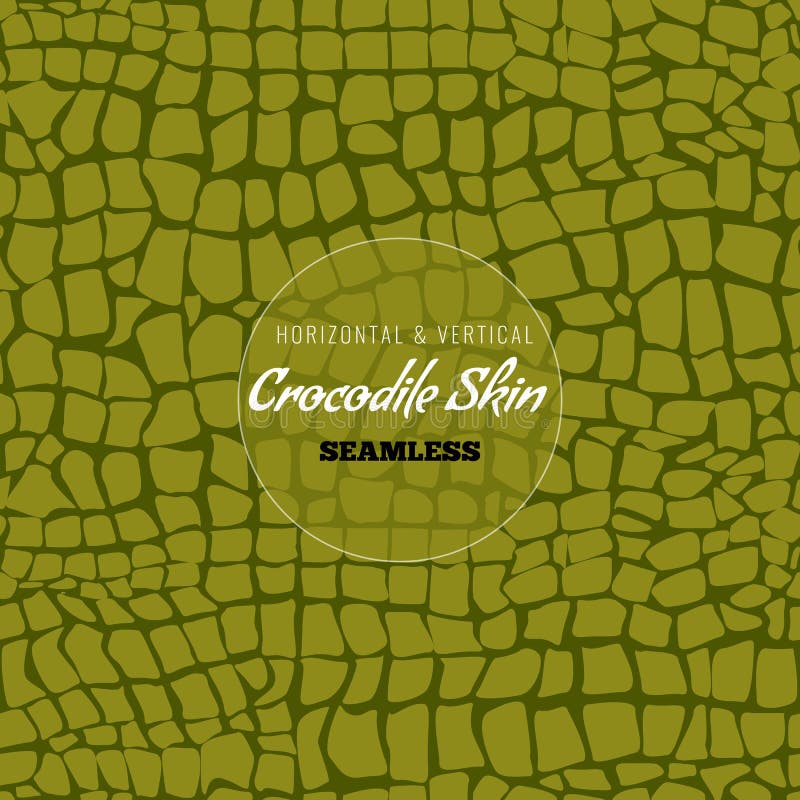 Reptile Alligator skin seamless pattern. Crocodile skin texture for textile design. Vector illustration. stock illustration Reptile Alligator skin seamless pattern. Crocodile skin texture for textile design. Vector illustration. stock illustration