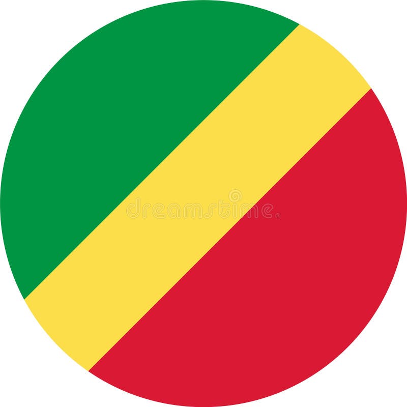 Republic of the Congo Flag Wave Isolated on Png or Transparent ...