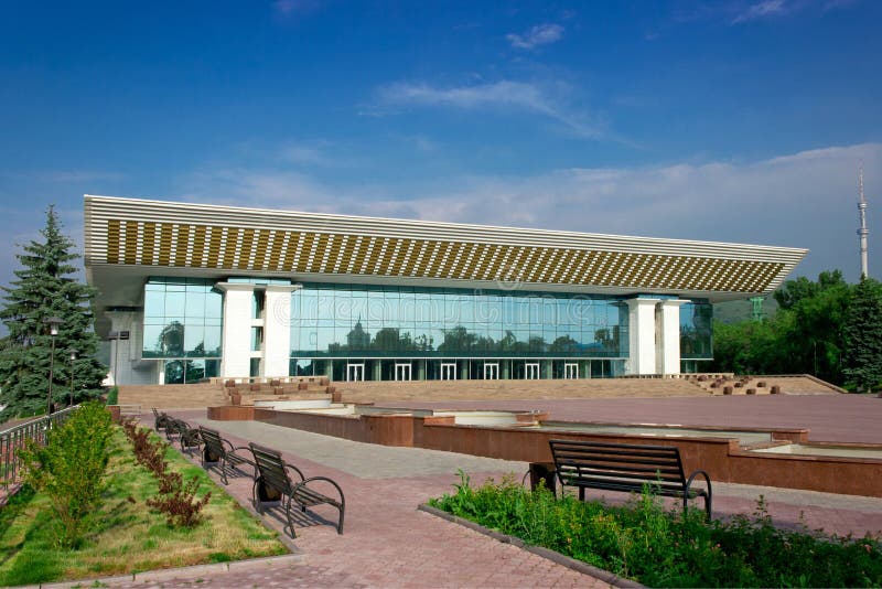 Republic Palace, Almaty stock photography Republic Palace, Almaty stock photography