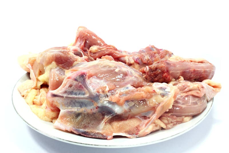 Chicken carcass for make chicken stock. Chicken carcass for make chicken stock