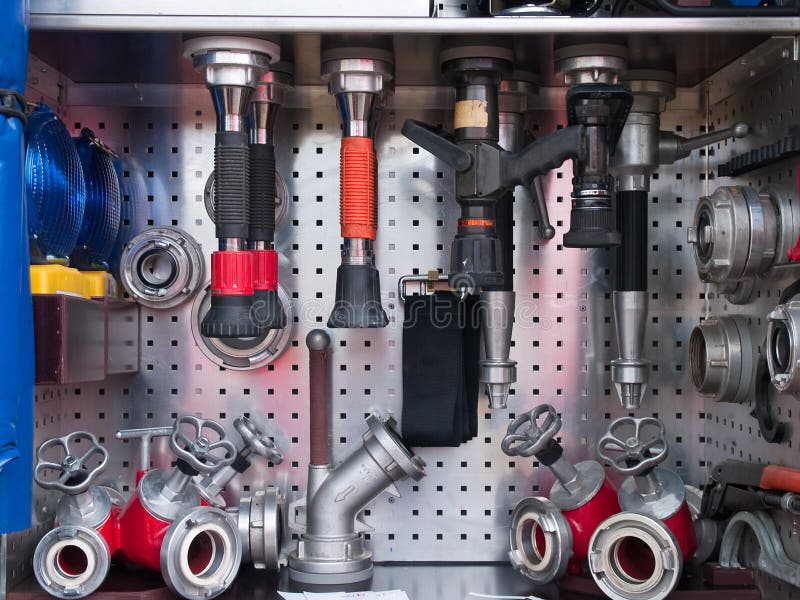 Rescue Fire Truck Equipment Stock Photo Image of safety, horizontal