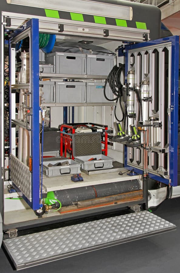 Rescue Vehicle Equipment stock image