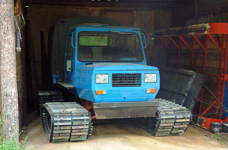 Rescue vehicle with trailer stock photography