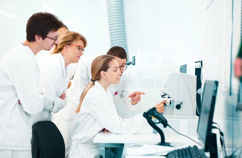 Researcher in Laboratory, Doctors with Equipments Stock Photo Image of biology, research 94663178