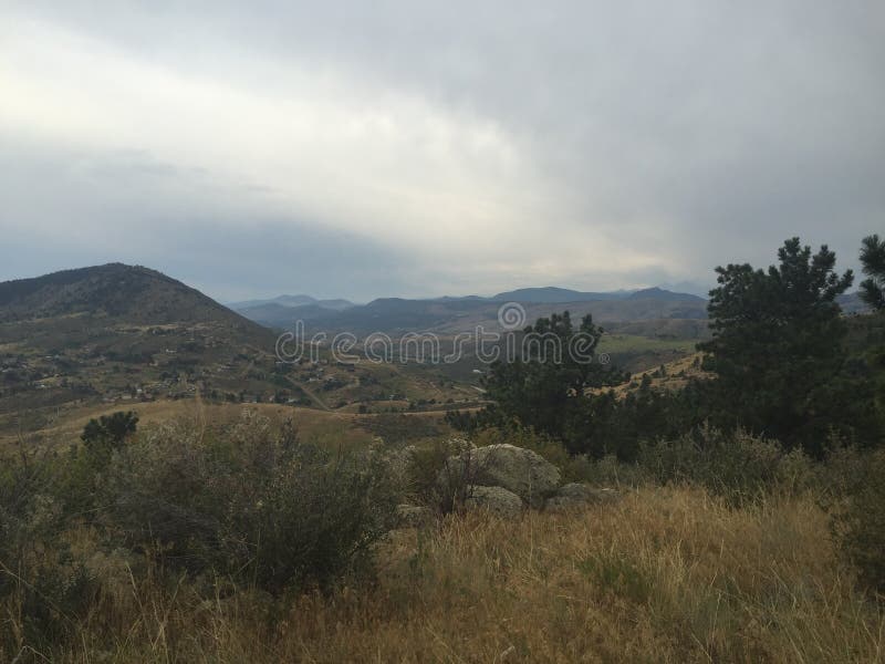 Pico Dos Piques De Horsetooth Fort Collins Imagem de Stock Imagem de