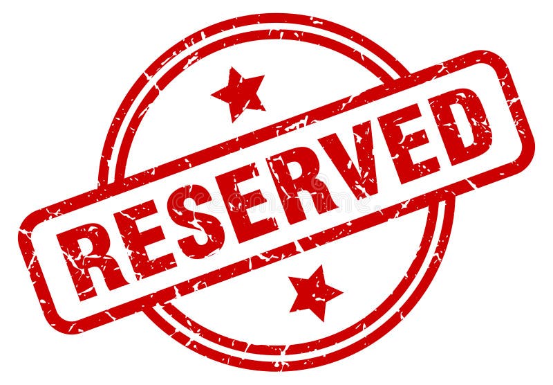 Reserved Sign Stock Illustrations – 5,058 Reserved Sign Stock