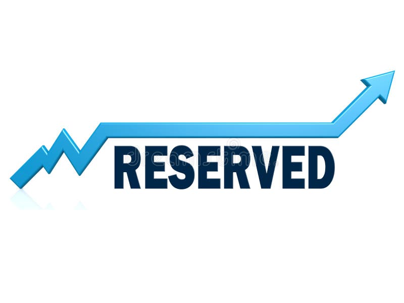 Reserved word block stock illustration. Illustration of exclusive