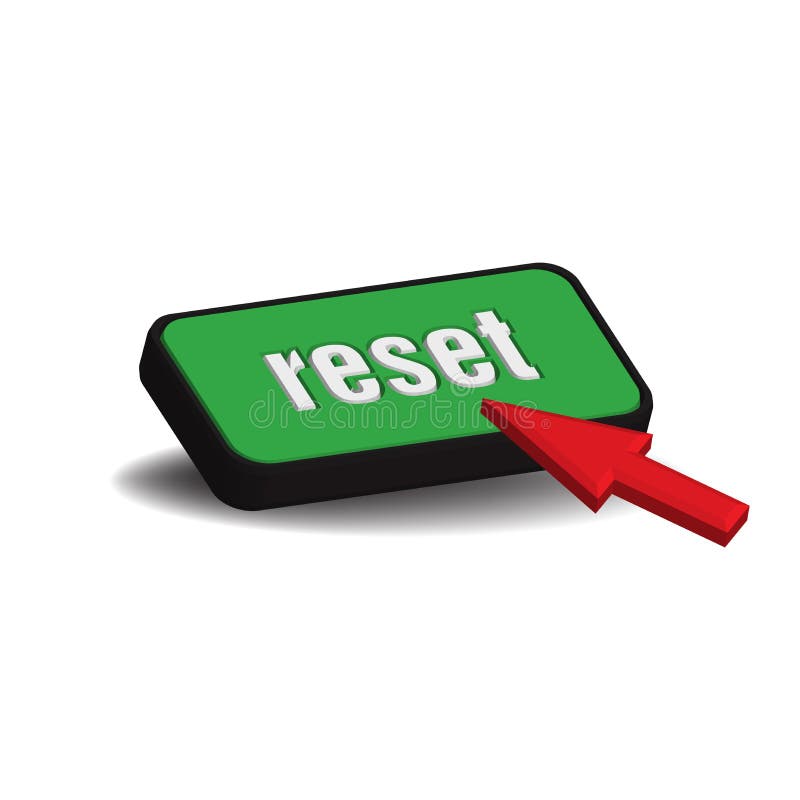 Reset button stock illustration. Illustration of redo - 16957662