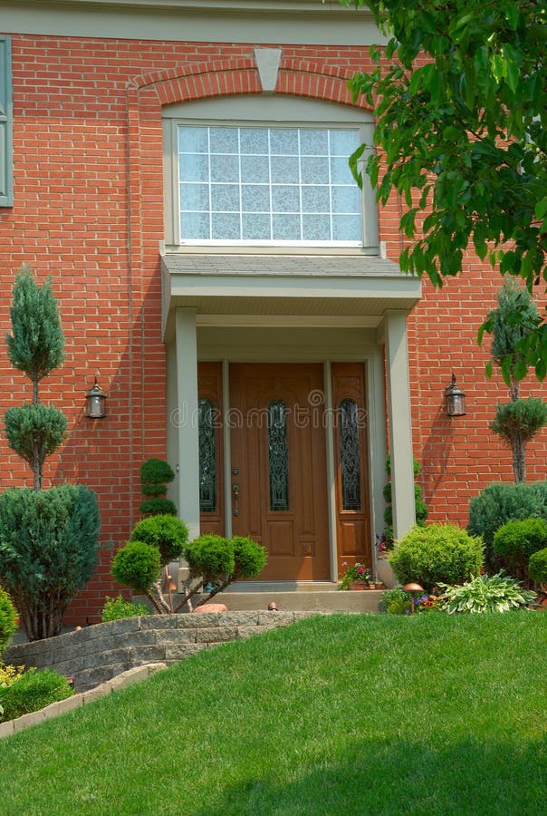 Residential 2-story brick home