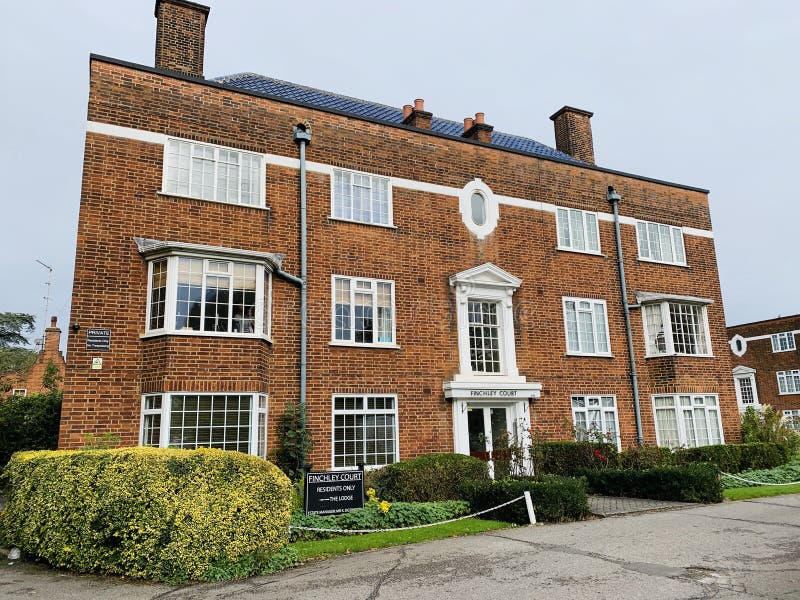 West Finchley Area in London N12 with Typical Houses, England United