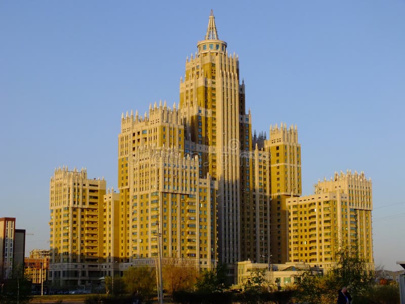 A residential building called Triumph of Astana in