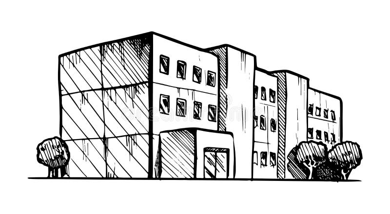 Residential building stock illustration