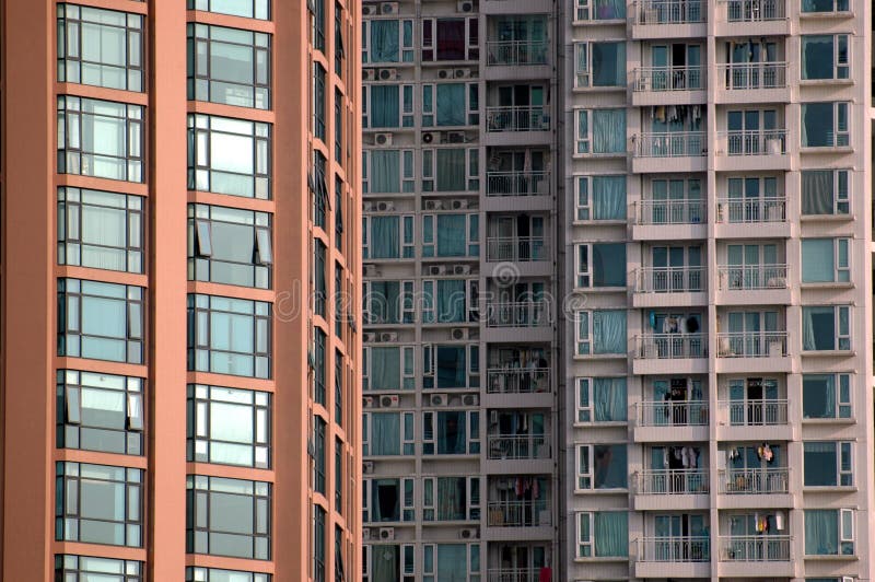 Residential buildings in Chinese city