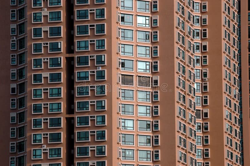 Residential buildings in Chinese city