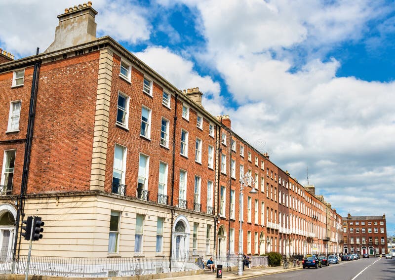  Irish  Homes  In A Row stock image Image of homes  town 