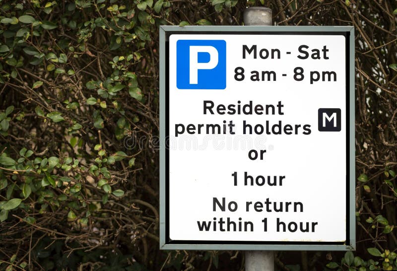Residential Parking Restrictions Sign Stock Image Image Of Hour residential-parking-restrictions-sign-stock-image-image-of-hour
