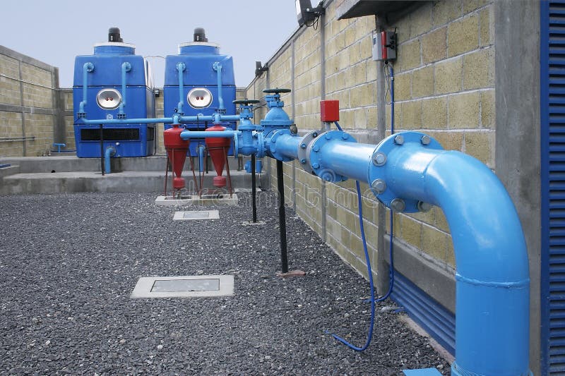 Residential Water Treatment Stock Image Image of industry, technology