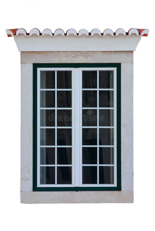 Residential Window Frame On White Stock Image Image of contemporary, estate 20674131