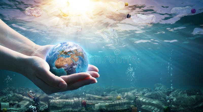 Residuos plásticos en el medio ambiente contaminación oceánica