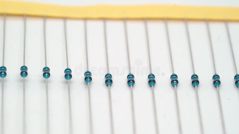 Resistor electronic components for DIY engineering. Resistance electric module.