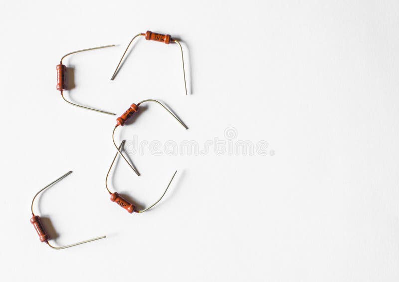 Resistor passive two terminal electrical component for electrical resistance to reduce current flow and lower voltage level within