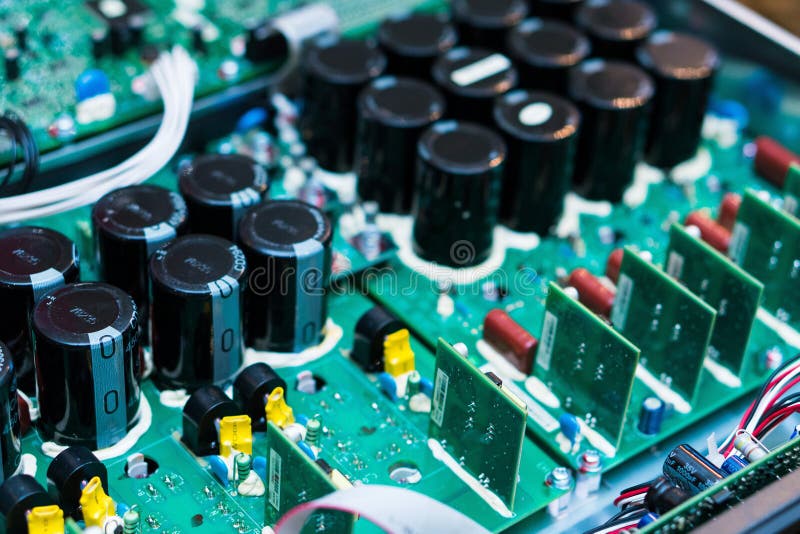 Resistors, Capacitors and Other Electronic Components of Micro Chip