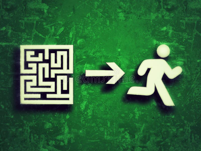 Resolução de problemas ilustração royalty free