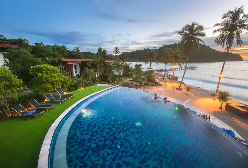 Resort Hotel at Thailand Sea at Trat Stock Photo - Image of holiday ...