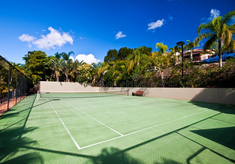 Resort Tennis Court stock photo Image of palms housing 15104346 Resort Tennis Court stock photo Image of palms housing 15104346
