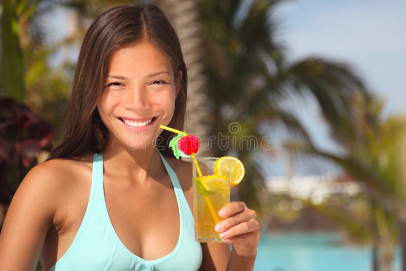 Resort woman stock image Resort woman stock image