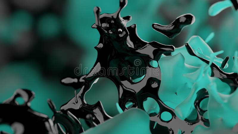 Respingo colorido abstrato da pintura com testes padrões interessantes ilustração stock Respingo colorido abstrato da pintura com testes padrões interessantes ilustração stock