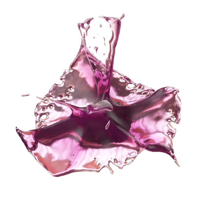 Respingo cor-de-rosa do perfume de cima de ilustração stock Respingo cor-de-rosa do perfume de cima de ilustração stock