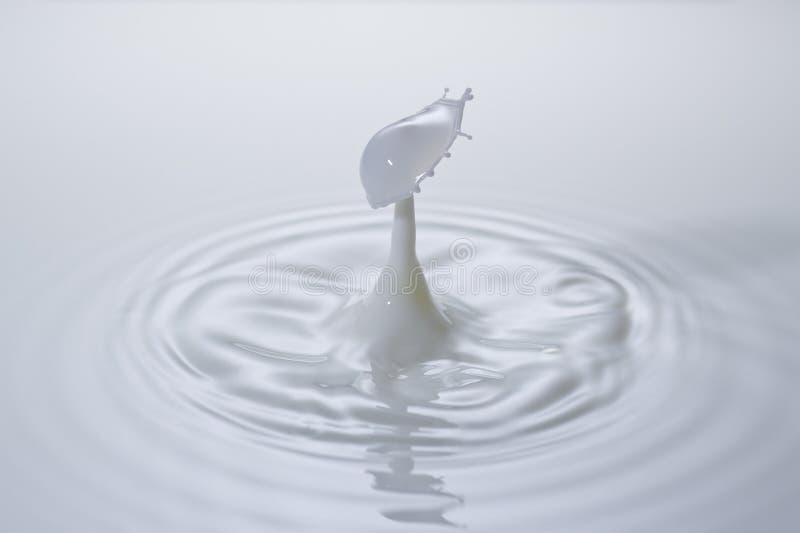 Respingo da gota do leite imagem de stock Respingo da gota do leite imagem de stock