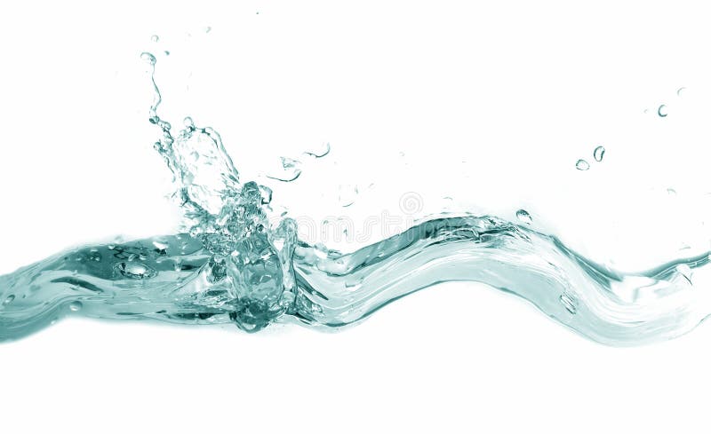 Salpicos de água fresca imagens de stock royalty free