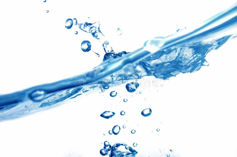 Salpicos de água doce imagem de stock