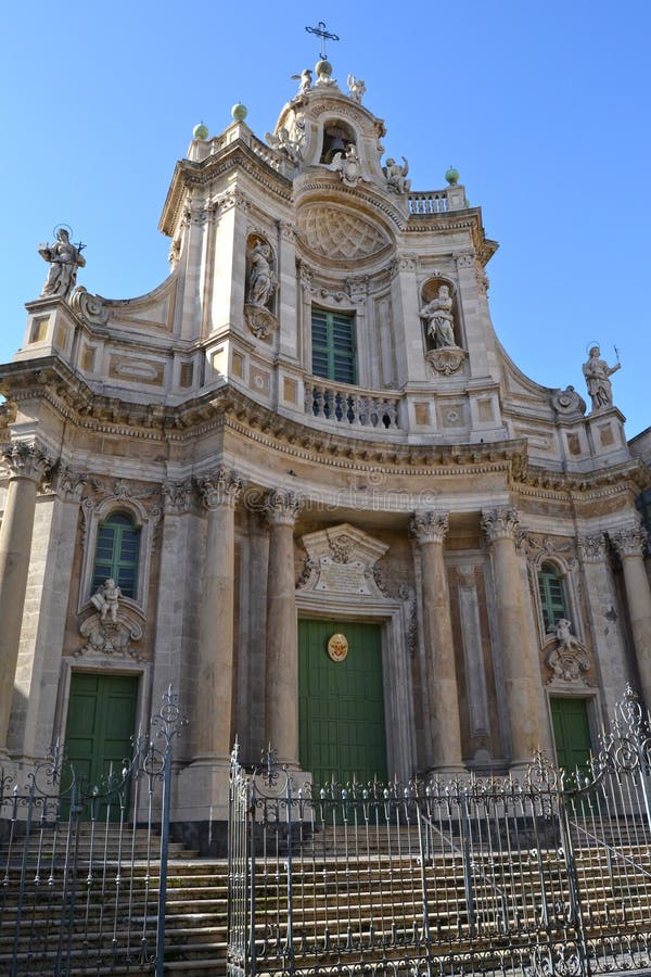 Resplendent Baroque church, Catania