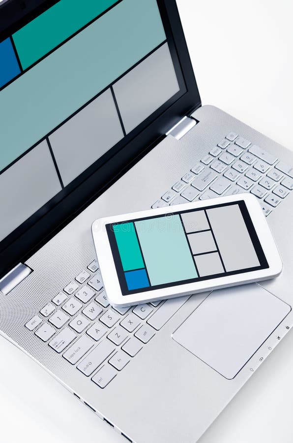 Responsive design on multiple devices vector illustration Responsive design on multiple devices vector illustration