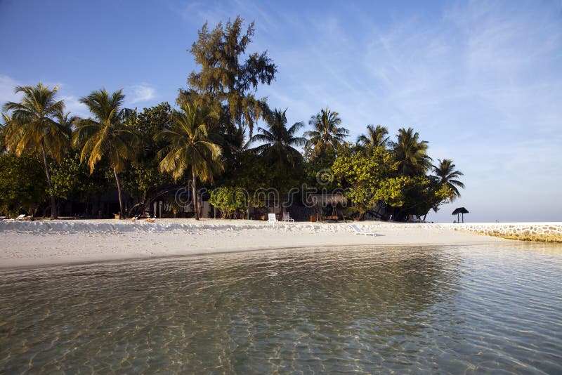 Ressource de vacances en Maldives image libre de droits Ressource de vacances en Maldives image libre de droits