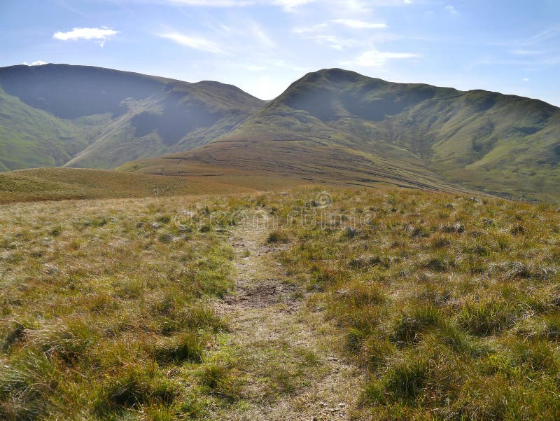 Rest Dodd, Lake District stock image. Image of danger 47357891