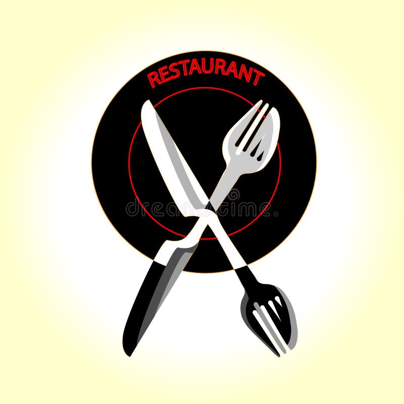 Restauracyjny graficznego projekta loga szablon, rocznik insygnia ilustracja wektor Restauracyjny graficznego projekta loga szablon, rocznik insygnia ilustracja wektor