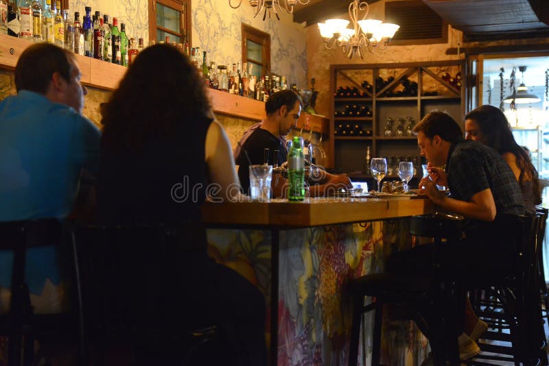 Restaurant bar at old Jaffa railway station