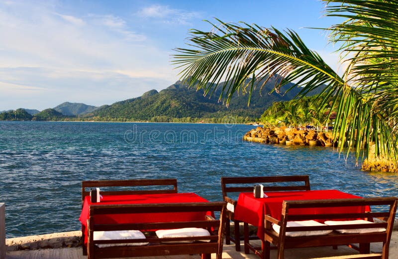 Restaurant on the beach