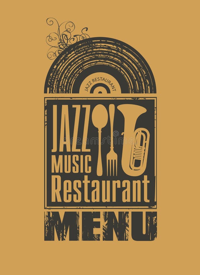 Restaurant de jazz illustration libre de droits Restaurant de jazz illustration libre de droits