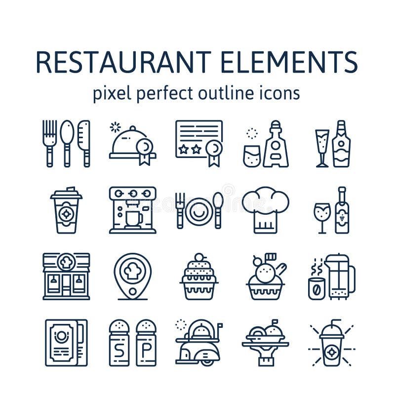 restaurant outline