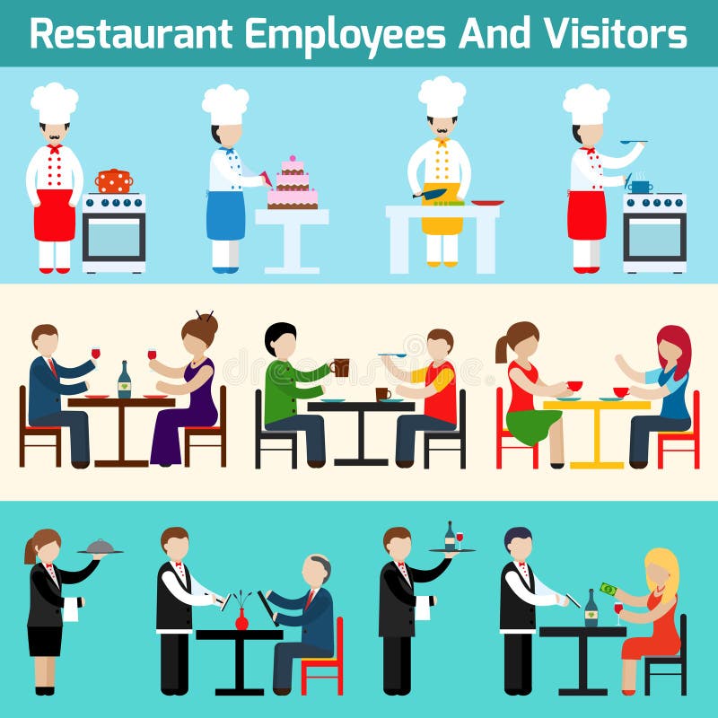 Free Vector  Four squares restaurant pub visitors concept with pensioners  on vacations company of friends gossips and family in a pizzeria