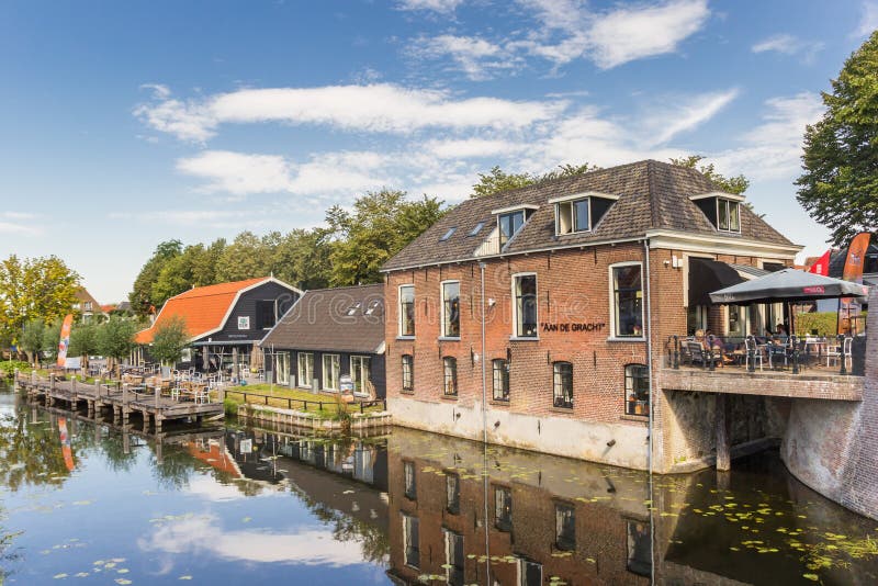 Restaurant in a historic building at the canal in Elburg